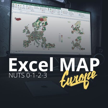 Excel Map Europe NUTS 0-1-2-3